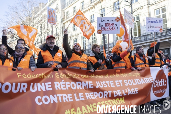 Manifestation contre la réforme des retraites 07022023