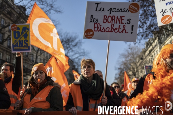 Manifestation contre la réforme des retraites 07022023