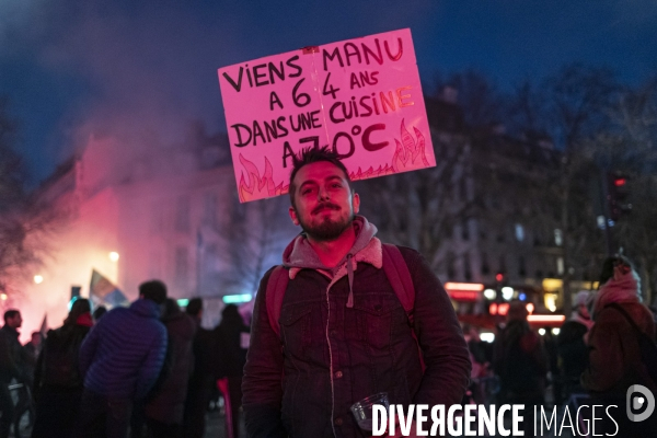 Manifestation contre la réforme des retraites 07022023