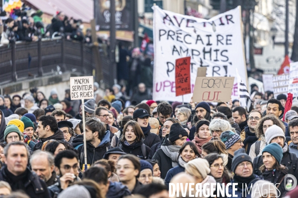 Manifestation contre la réforme des retraites 07022023