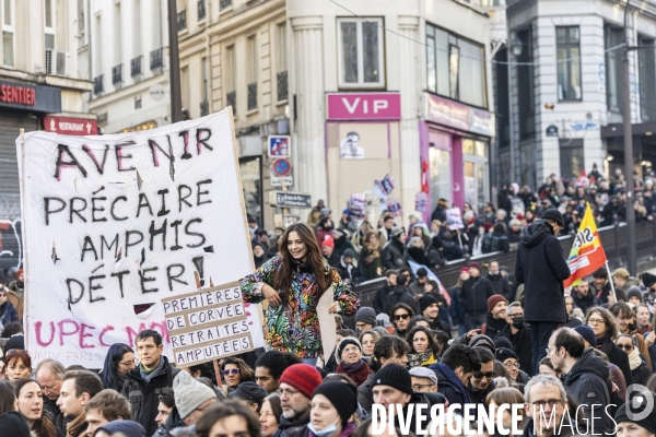 Manifestation contre la réforme des retraites 07022023