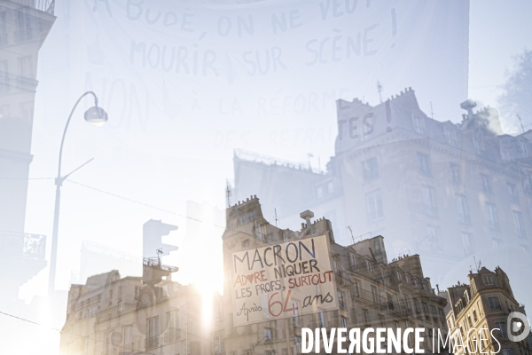 Manifestation contre la réforme des retraites 07022023