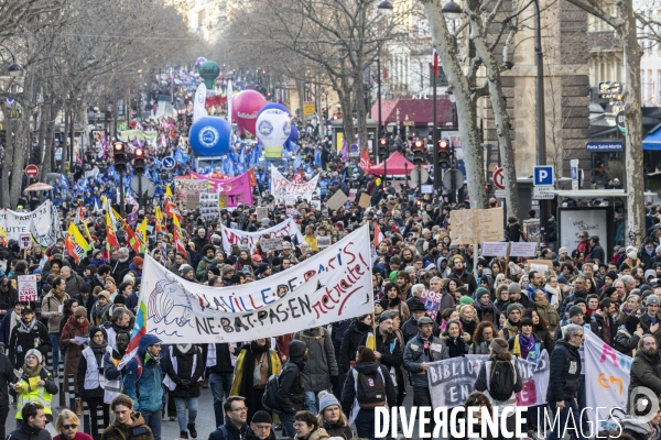 Manifestation contre la réforme des retraites 07022023