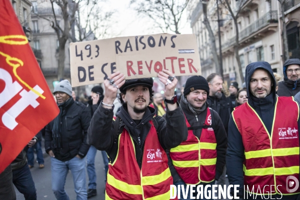 Manifestation contre la réforme des retraites 07022023