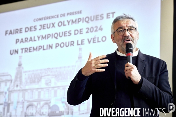 Conference presse Vélo et JO2024 Mairie de Paris et Seine Saint Denis