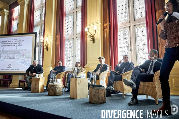 Conference presse Vélo et JO2024 Mairie de Paris et Seine Saint Denis