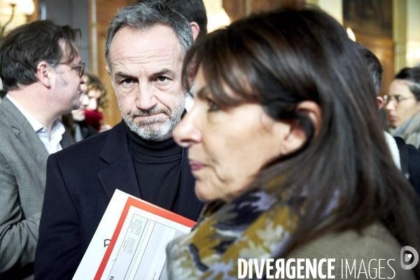 Conference presse Vélo et JO2024 Mairie de Paris et Seine Saint Denis