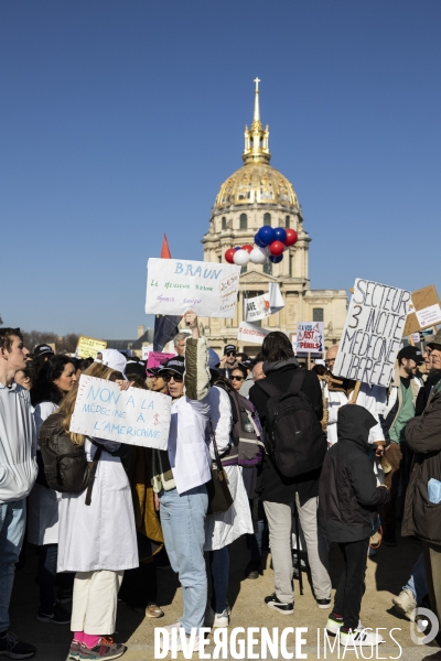 Manifestation des médecins libéraux contre l IPA