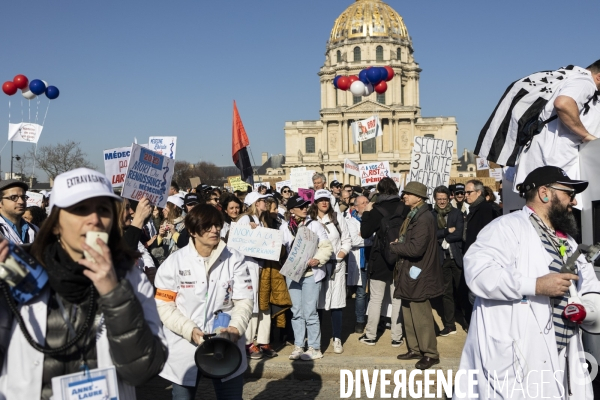 Manifestation des médecins libéraux contre l IPA