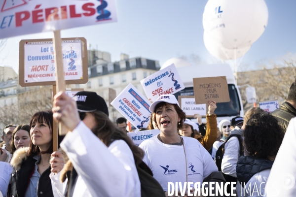 Manifestation des médecins libéraux contre l IPA