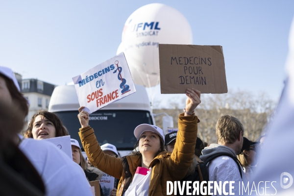 Manifestation des médecins libéraux contre l IPA