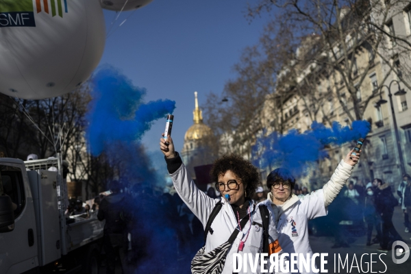 Manifestation des médecins libéraux contre l IPA