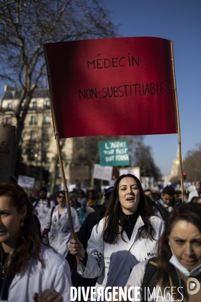 Manifestation des médecins libéraux contre l IPA