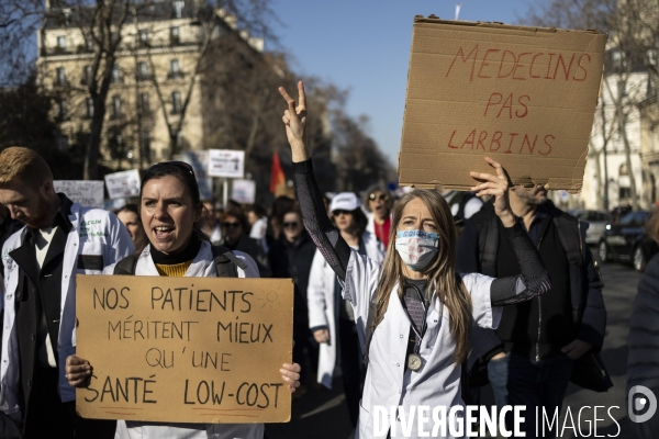 Manifestation des médecins libéraux contre l IPA
