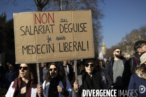 Manifestation des médecins libéraux contre l IPA