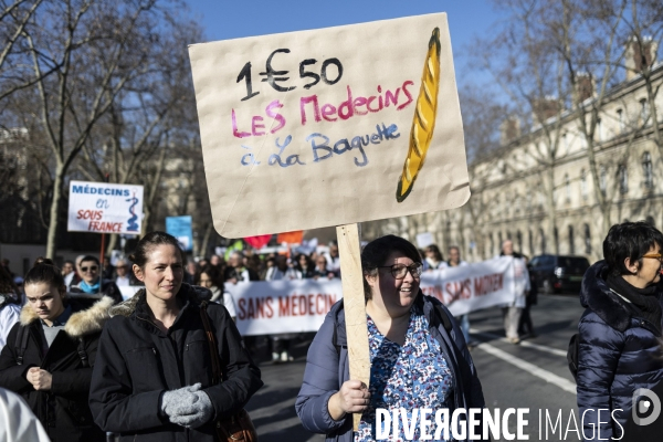 Manifestation des médecins libéraux contre l IPA