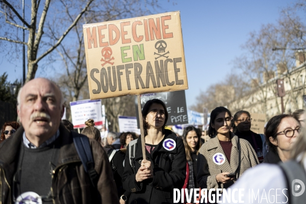 Manifestation des médecins libéraux contre l IPA