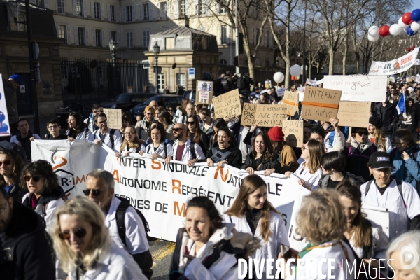 Manifestation des médecins libéraux contre l IPA