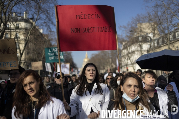 Manifestation des médecins libéraux contre l IPA