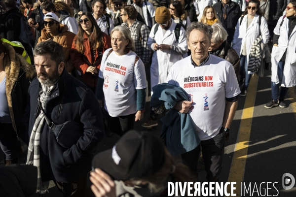 Manifestation des médecins libéraux contre l IPA