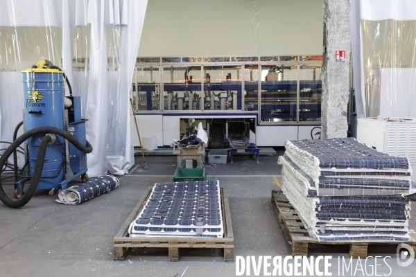 ENVIE 2E est une usine de recyclage de panneaux solaires photovoltaïques