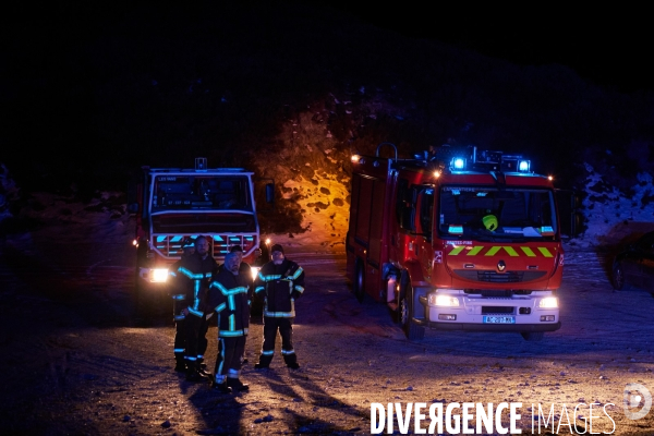 Feu d hiver en Cévennes ardèchoise