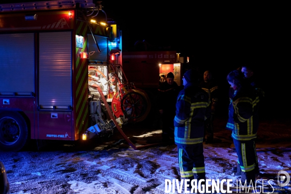 Feu d hiver en Cévennes ardèchoise