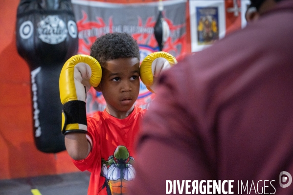 Boxe thaïlandaise. Eyes on Mainstreet