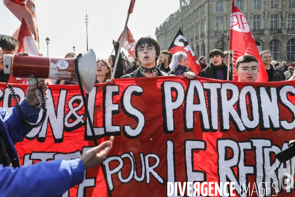 Bordeaux, 5ème manifestation contre la Réforme des Retraites