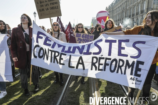 Bordeaux, 5ème manifestation contre la Réforme des Retraites