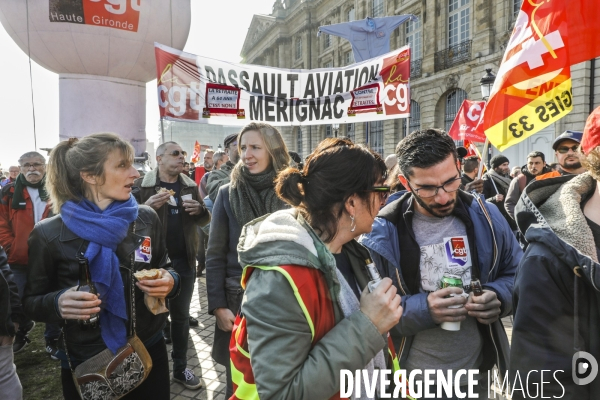 Bordeaux, 5ème manifestation contre la Réforme des Retraites