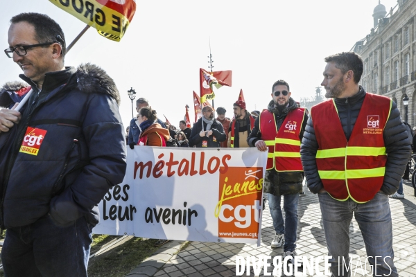 Bordeaux, 5ème manifestation contre la Réforme des Retraites