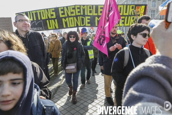 Bordeaux, 5ème manifestation contre la Réforme des Retraites