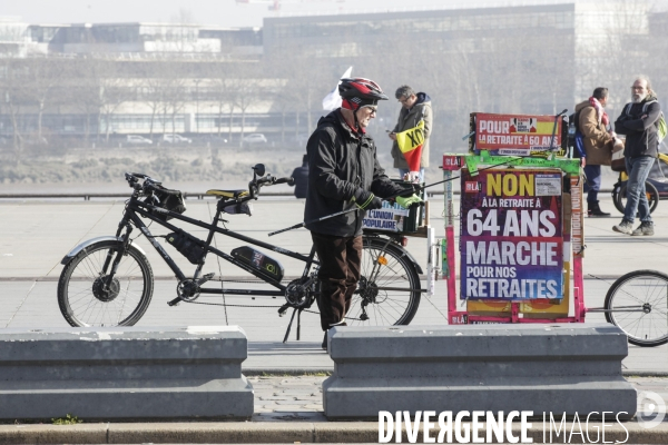 Bordeaux, 5ème manifestation contre la Réforme des Retraites