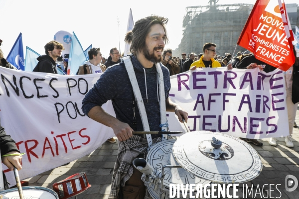 Bordeaux, 5ème manifestation contre la Réforme des Retraites