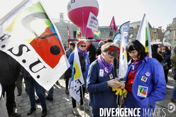 Bordeaux, 5ème manifestation contre la Réforme des Retraites