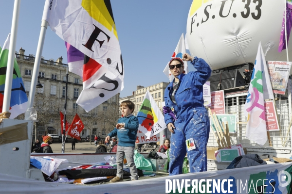 Bordeaux, 5ème manifestation contre la Réforme des Retraites
