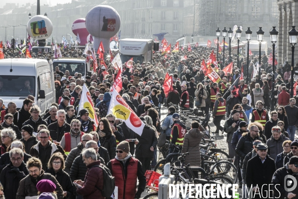 Bordeaux, 5ème manifestation contre la Réforme des Retraites