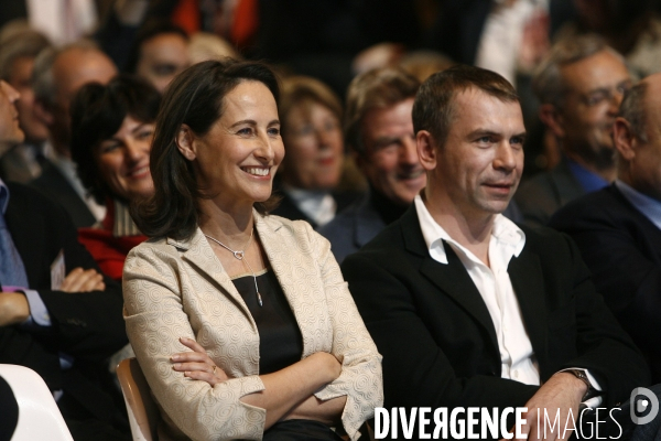 Meeting de segolene royal a paris