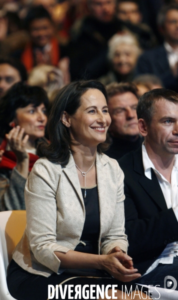 Meeting de segolene royal a paris