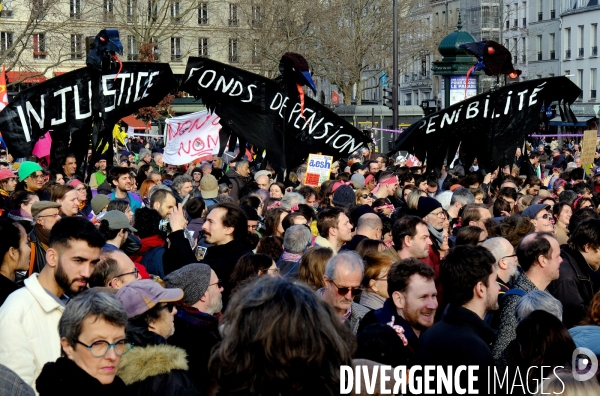 CInquième manifestation nationale contre la réforme des retraites