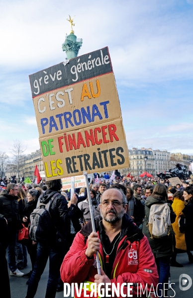 CInquième manifestation nationale contre la réforme des retraites