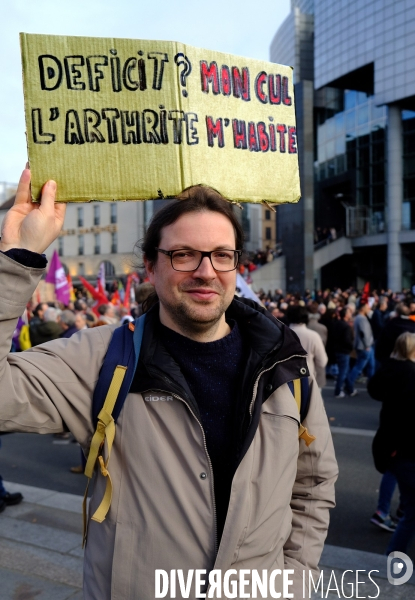 CInquième manifestation nationale contre la réforme des retraites