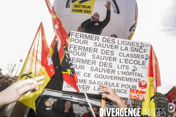 Manifestation du 16 fevrier 2023 contre la reforme des retraites