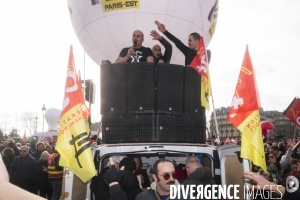 Manifestation du 16 fevrier 2023 contre la reforme des retraites