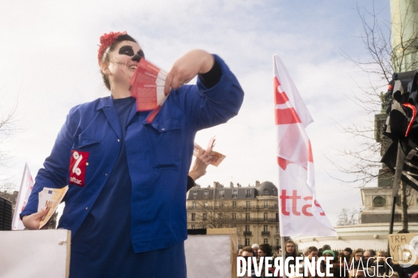 Manifestation du 16 fevrier 2023 contre la reforme des retraites