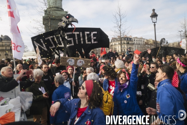 Manifestation du 16 fevrier 2023 contre la reforme des retraites