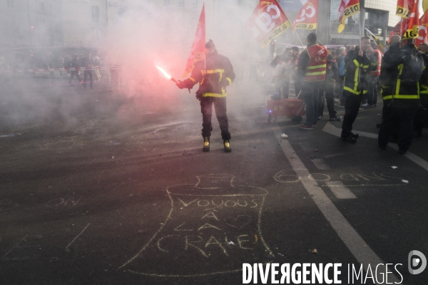 Manifestation du 16 fevrier 2023 contre la reforme des retraites