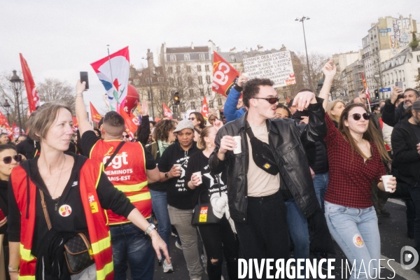 Manifestation du 16 fevrier 2023 contre la reforme des retraites