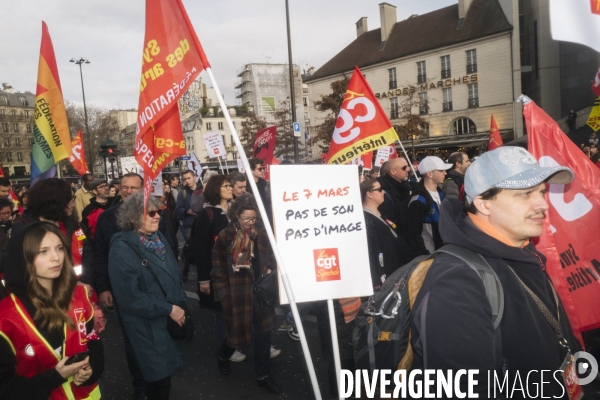 Manifestation du 16 fevrier 2023 contre la reforme des retraites